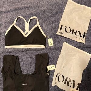 FORM V-Neck Bra and Cap Sleeve Bra NWT